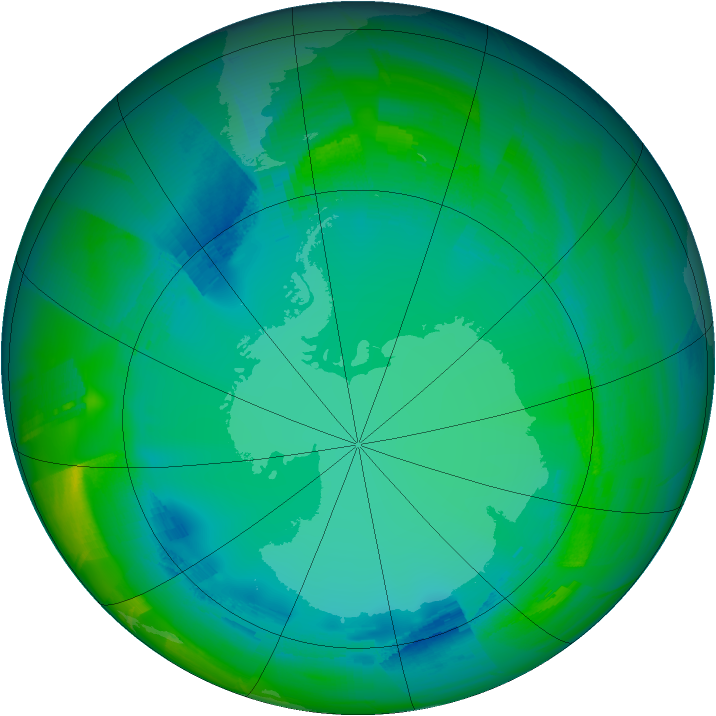 Ozone Map 2009-07-28